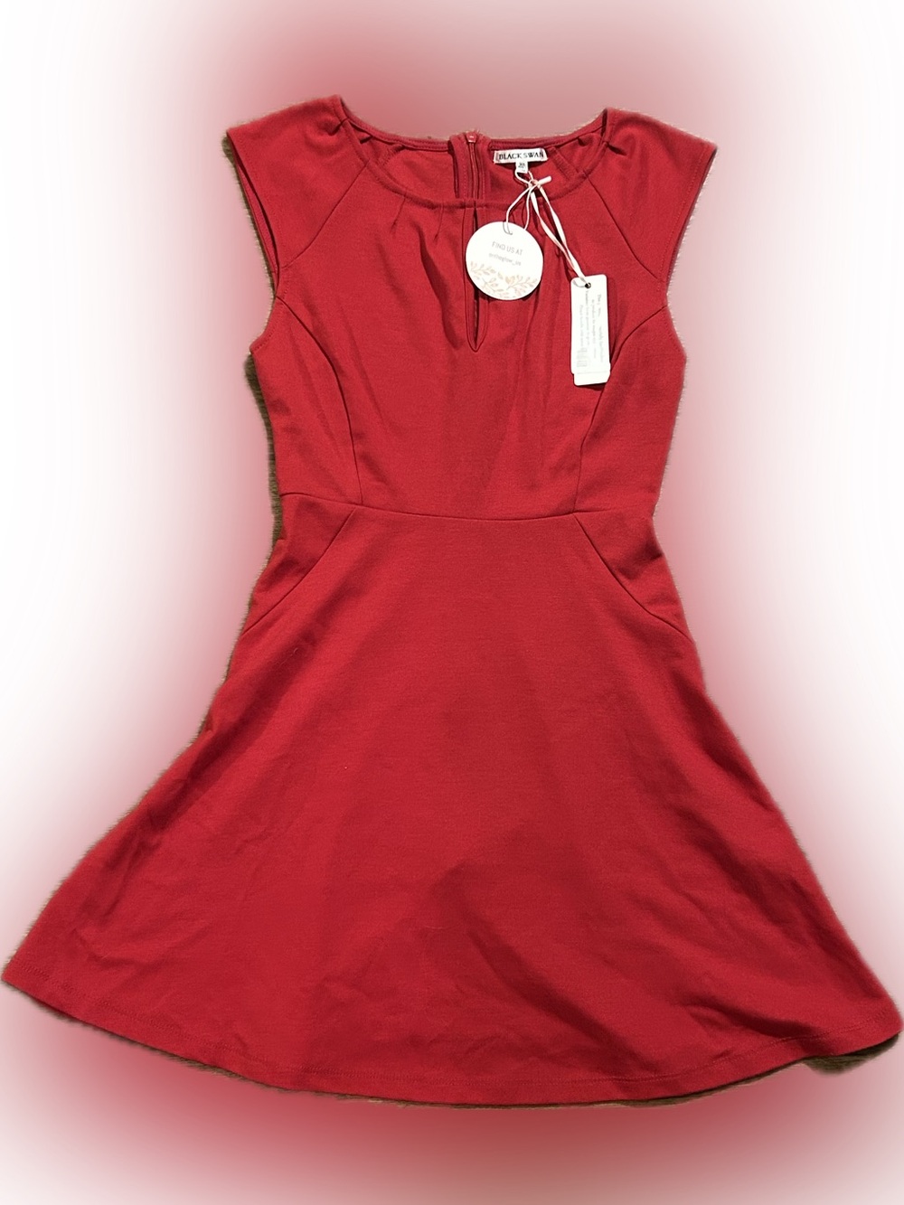 NWT Black Swan XS Red Dress